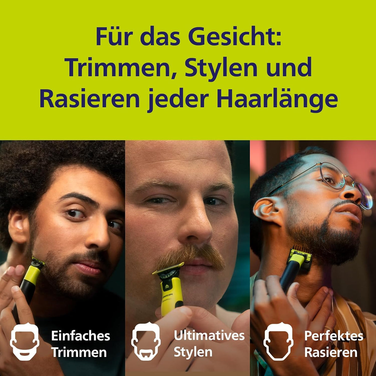 Philips OneBlade 360 Ersatzklingen 4er-Pack