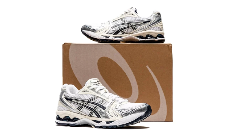 ASICS GEL-KAYANO 14 White/Silver Sneaker